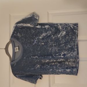 Crushed velvet top